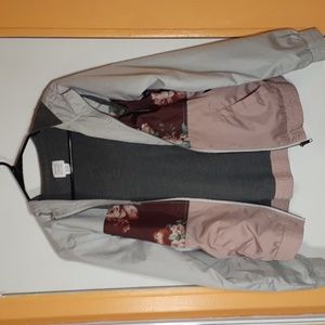 Windbreaker Floral/Gray/Blush M
